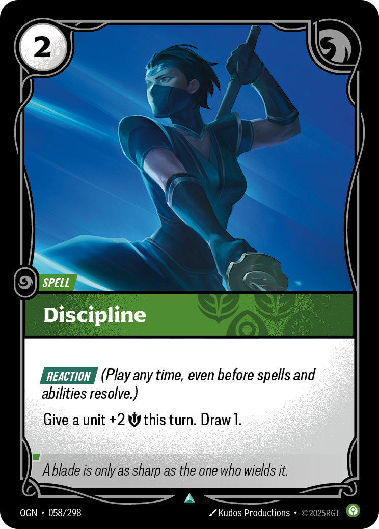 front of card Discipline [Origins] #058