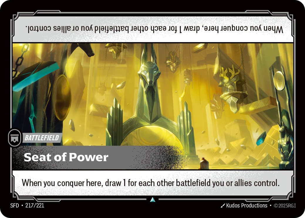 front of card Seat of Power [Spiritforged] 217/221