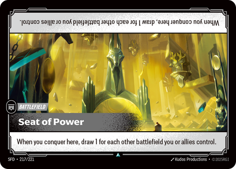 front of card Seat of Power [Spiritforged] 217/221