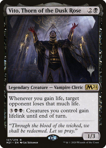Vito, Thorn of the Dusk Rose (Promo Pack) [Core Set 2021 Promo Pack]