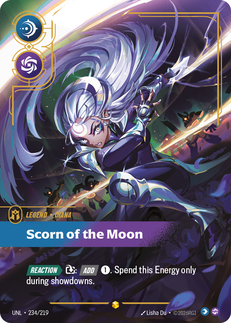 front of card Diana, Scorn of the Moon (Overnumbered) [Unleashed] 234/219