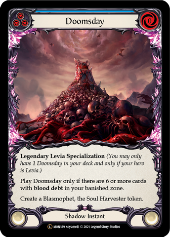 Doomsday [U-MON189-RF] (Monarch Unlimited) Unlimited Rainbow Foil