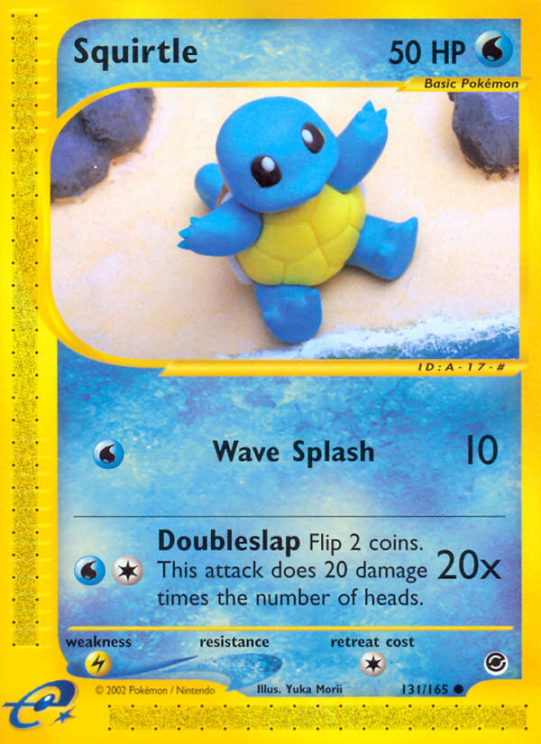 Squirtle (131/165) [Expedition: E-Card Base Set]