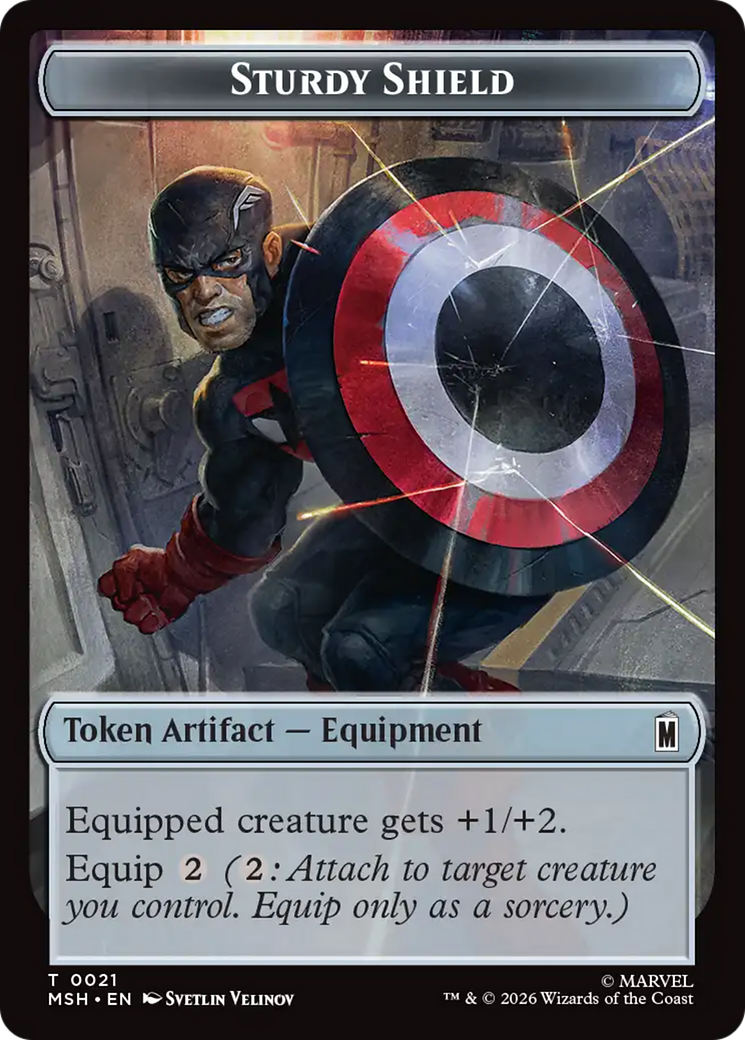 The Tiger God // Sturdy Shield Double-Sided Token [Marvel Super Heroes Tokens]