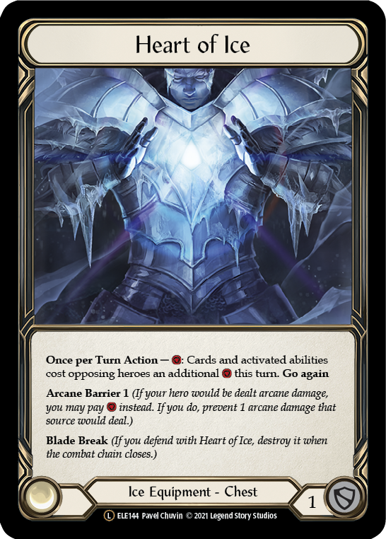 Heart of Ice [U-ELE144] (Tales of Aria Unlimited) Unlimited Rainbow Foil