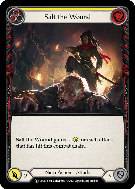 Salt the Wound [U-CRU073] (Crucible of War Unlimited) Unlimited Rainbow Foil