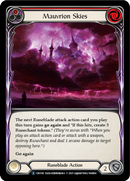 Mauvrion Skies (Red) [U-CRU145] (Crucible of War Unlimited) Unlimited Rainbow Foil