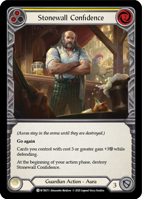 Stonewall Confidence (Yellow) [U-WTR073] (Welcome to Rathe Unlimited) Unlimited Normal