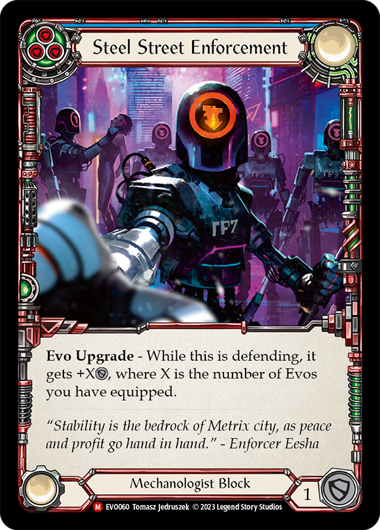 Steel Street Enforcement [EVO060] (Bright Lights) Rainbow Foil