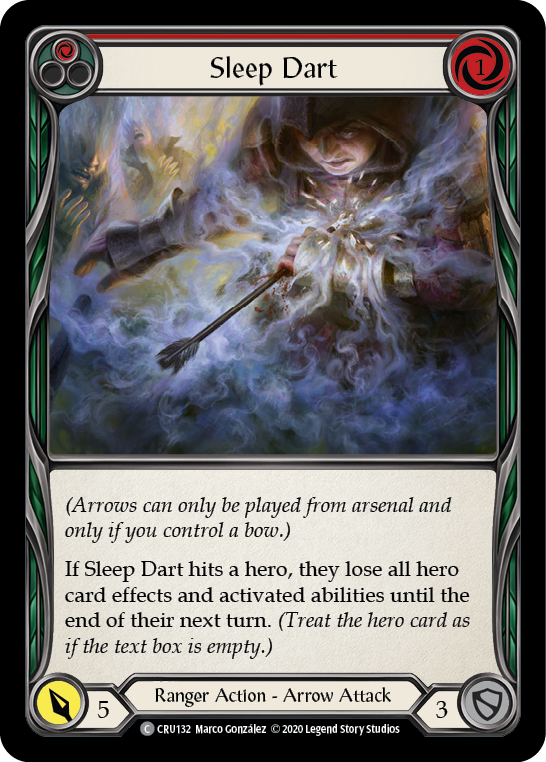 Sleep Dart (Red) [CRU132] (Crucible of War) 1st Edition Normal