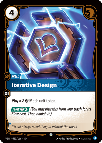front of card Iterative Design [Vendetta] 051/166
