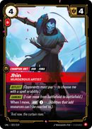 front of card Jhin, Murderous Artist [Unleashed] 022/219