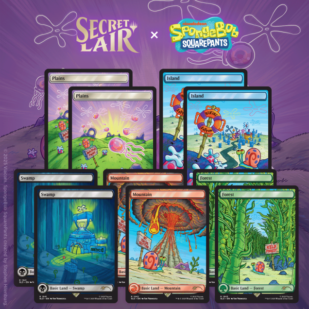 Secret Lair Drop - Spongebob Squarepants: Lands Under the Sea (Non-Foil Edition)