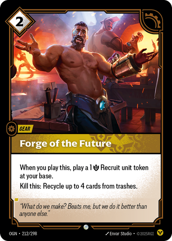 front of card Forge of the Future [Origins] #212