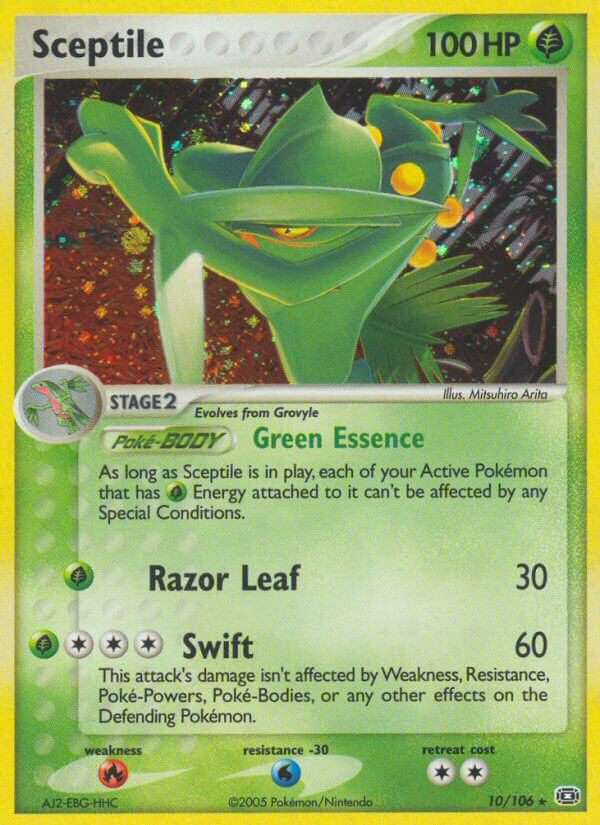 Sceptile (10/106) (EX: Emerald) [Theme Deck Exclusive]