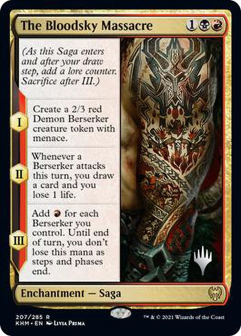 The Bloodsky Massacre (Promo Pack) [Kaldheim Promo Pack]
