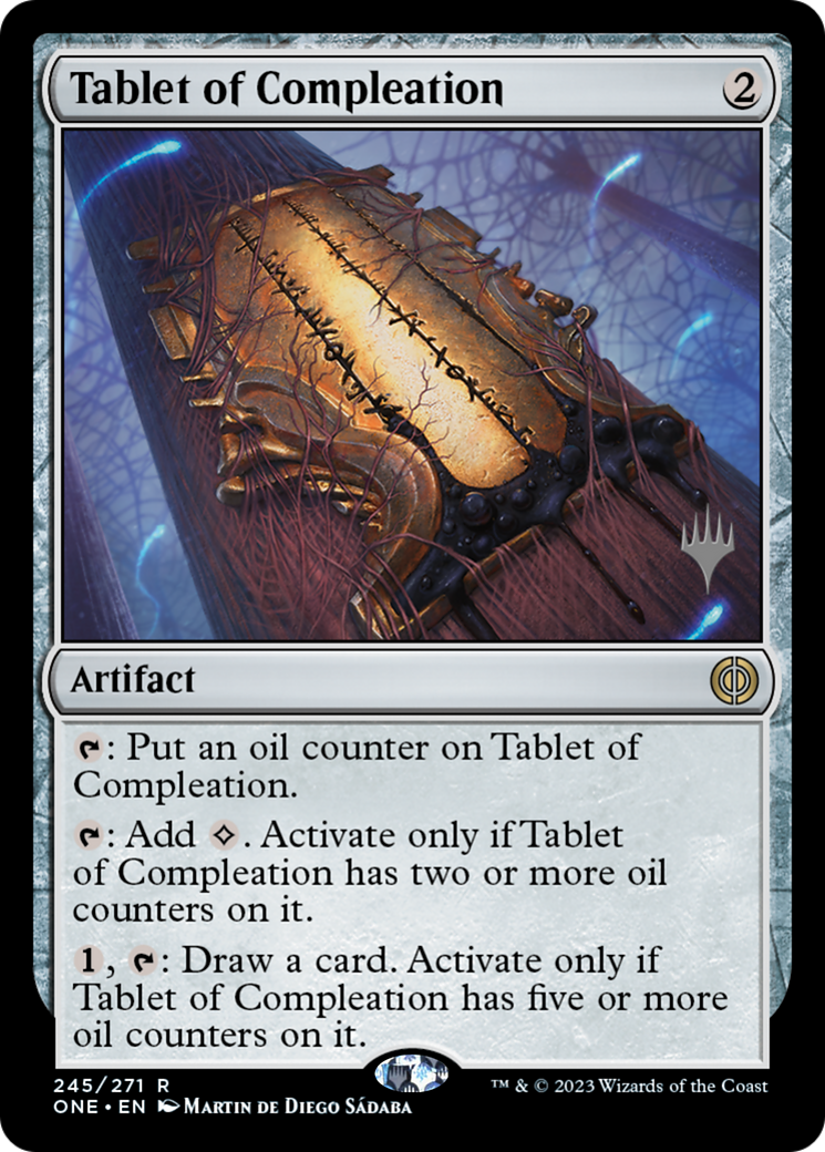 Tablet of Compleation (Promo Pack) [Phyrexia: All Will Be One Promo Pack]