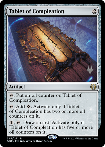Tablet of Compleation (Promo Pack) [Phyrexia: All Will Be One Promo Pack]