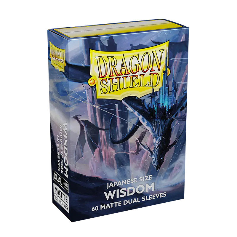 Dragon Shield: Japanese Size 60ct Sleeves - Wisdom (Dual Matte)