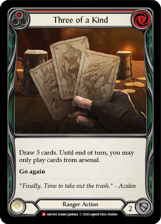 Three of a Kind [U-ARC044] (Arcane Rising Unlimited) Unlimited Rainbow Foil