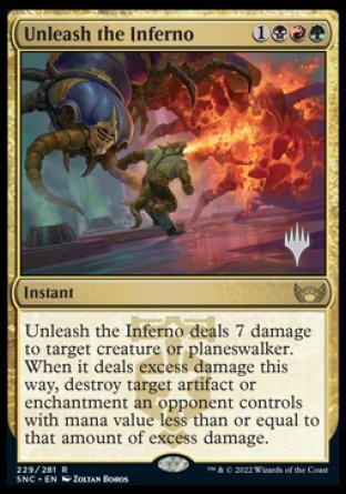 Unleash the Inferno (Promo Pack) [Streets of New Capenna Promo Pack]