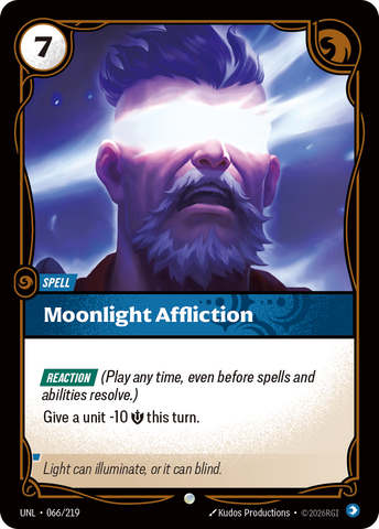 front of card Moonlight Affliction [Unleashed] 066/219