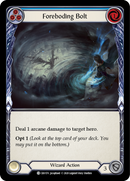 Foreboding Bolt (Blue) [CRU170] (Crucible of War) 1st Edition Rainbow Foil