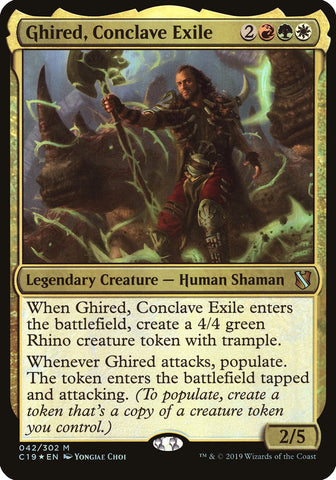 (Oversized) Ghired, Conclave Exile [Commander 2019 Oversized]