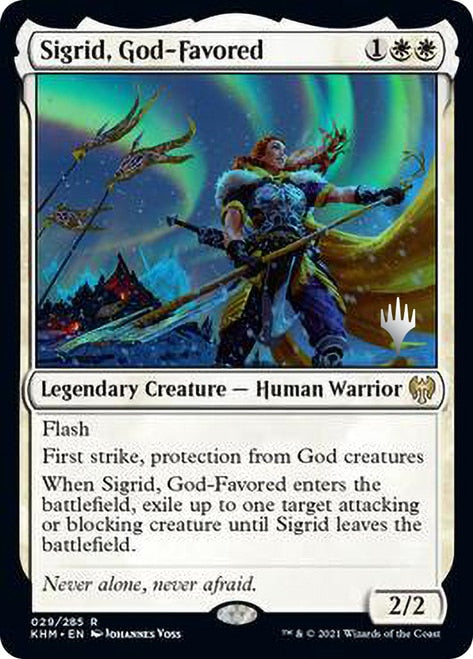Sigrid, God-Favored (Promo Pack) [Kaldheim Promo Pack]