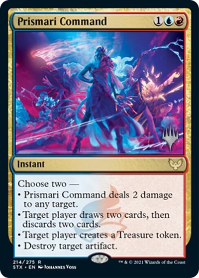 Prismari Command (Promo Pack) [Strixhaven: School of Mages Promo Pack]