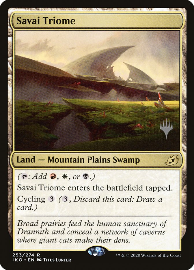 Savai Triome (Promo Pack) [Ikoria: Lair of Behemoths Promo Pack]