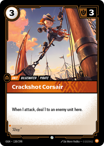 front of card Crackshot Corsair [Origins] #130