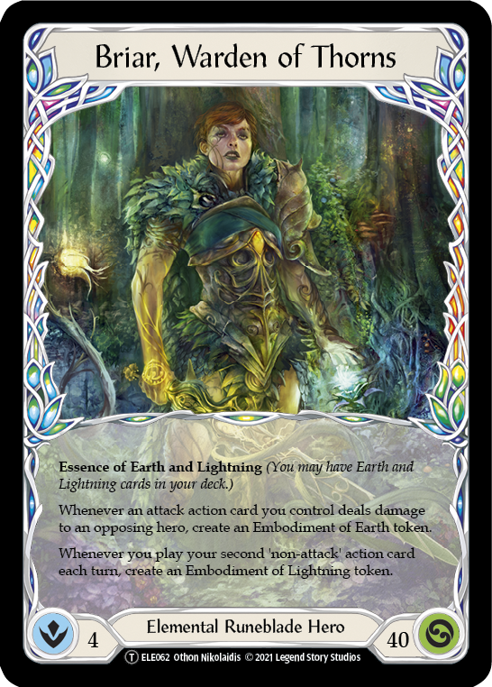 Briar, Warden of Thorns // Titan's Fist [U-ELE062] (Tales of Aria Unlimited) Unlimited Normal