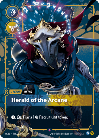 front of card Viktor, Herald of the Arcane [Origins] #265