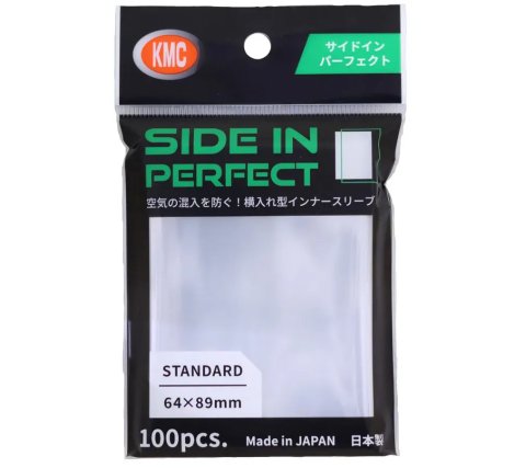 KMC - Perfect Size Sleeve: Side-In Clear 100-Count