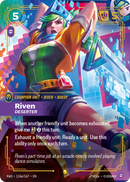 front of card Riven, Deserter (Alternate Art) [Radiance] 114a/167
