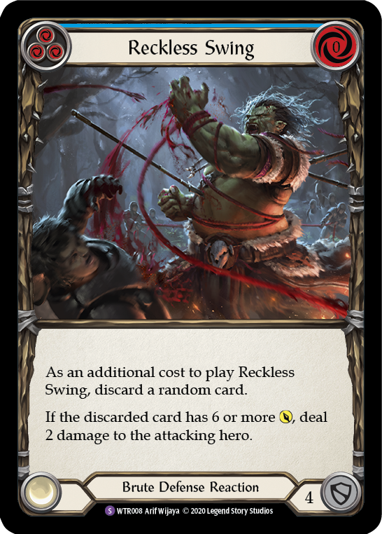 Reckless Swing [U-WTR008] (Welcome to Rathe Unlimited) Unlimited Rainbow Foil