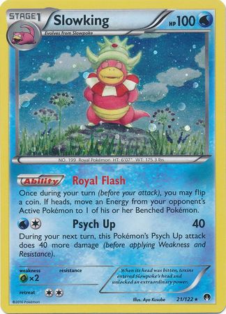 Slowking (21/122) (Cosmos Holo) (XY: BREAKpoint) [Theme Deck Exclusive]