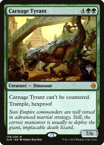 Carnage Tyrant (Promo Pack) [Ixalan Promo Pack]