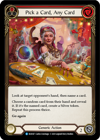Pick a Card, Any Card (Red) [EVR167] (Everfest) 1st Edition Normal