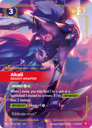 front of card Akali, Deadly Weapon (Alternate Art) [Vendetta] 021a/166
