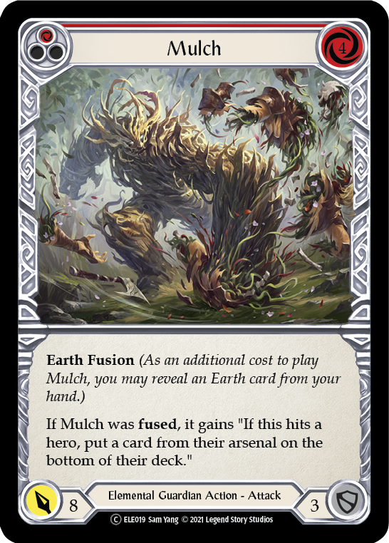 Mulch (Red) [U-ELE019] (Tales of Aria Unlimited) Unlimited Rainbow Foil