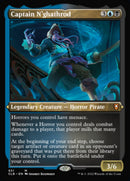 (Thick Stock Display Commander) Captain N'ghathrod (Foil Etched) [Commander Legends: Battle for Baldur's Gate]