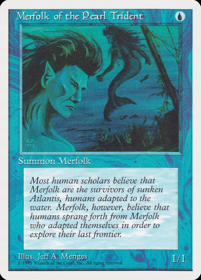 Merfolk of the Pearl Trident (1995 Reprint) [Rivals Quick Start Set]