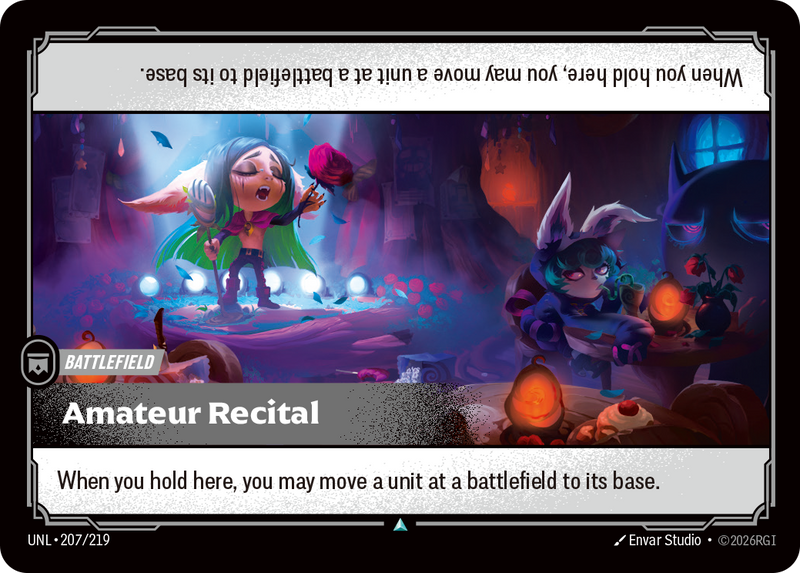 front of card Amateur Recital [Unleashed] 207/219