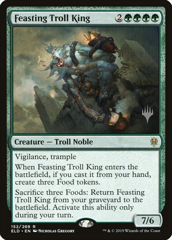 Feasting Troll King (Promo Pack) [Throne of Eldraine Promo Pack]