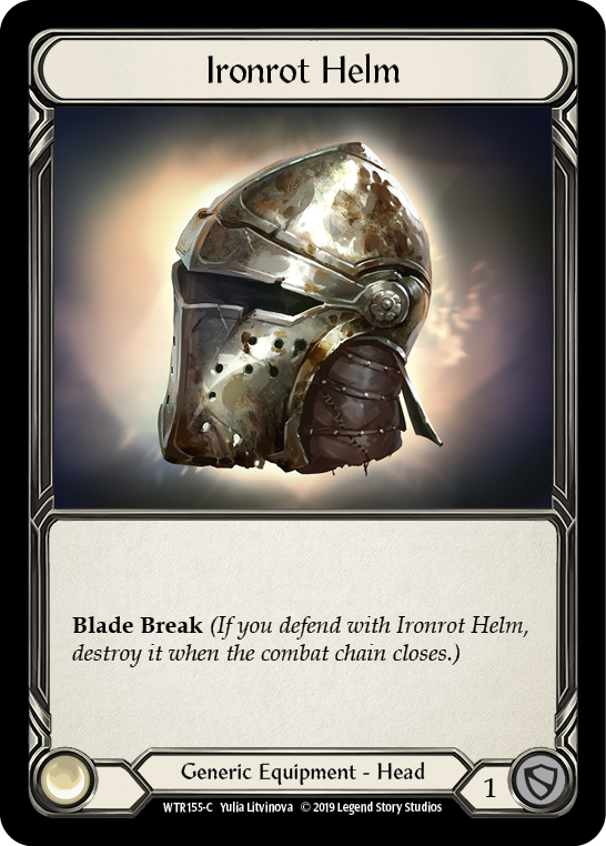 Ironrot Helm [WTR155-C] (Welcome to Rathe) Alpha Print Cold Foil