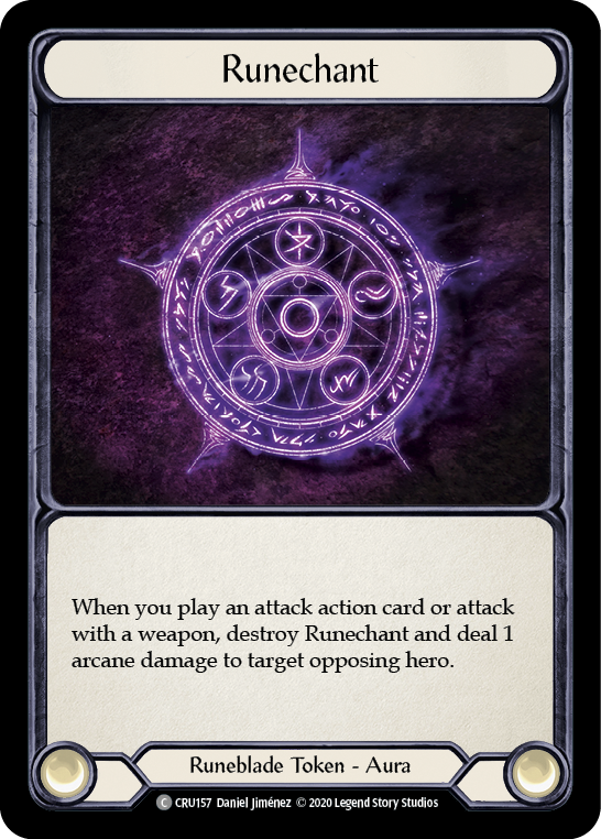 Runechant [CRU157] (Crucible of War) 1st Edition Rainbow Foil