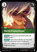 front of card Battle Preparations [Radiance] 032/167