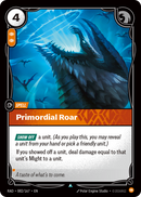 front of card Primordial Roar [Radiance] 082/167
